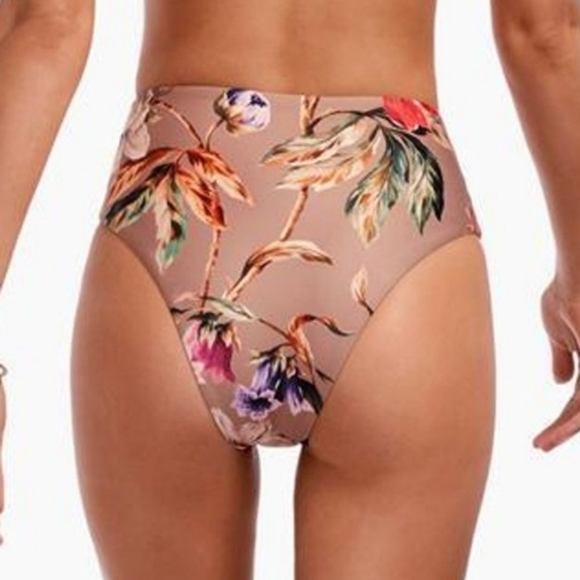 Vitamin A Talia Halter Bikini Top Lupe High Waisted Rise Bottom Ginger - Picture 7 of 11